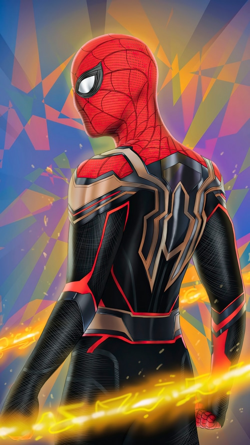Spider-Man in his Iron Spider suit