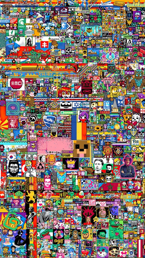 r/Place 2022 Artwork Compilation