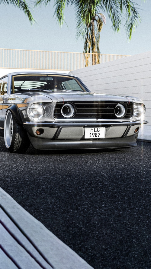 Ford Mustang 1987 CGI 4K