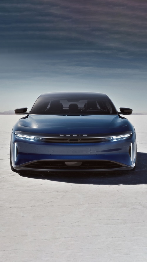 Lucid Air Sapphire electric car front view