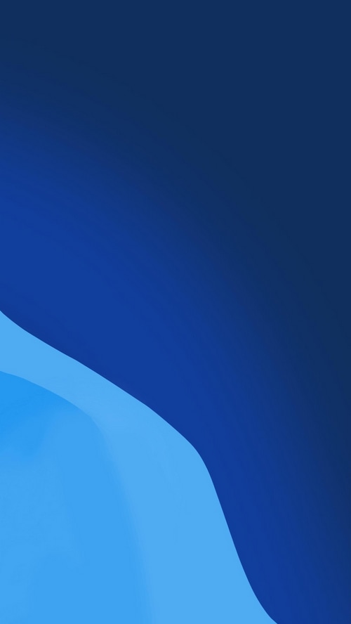 Abstract blue and light blue wavy shapes
