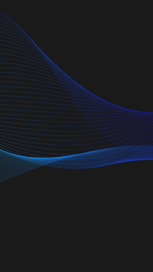 Abstract blue lines on a dark background
