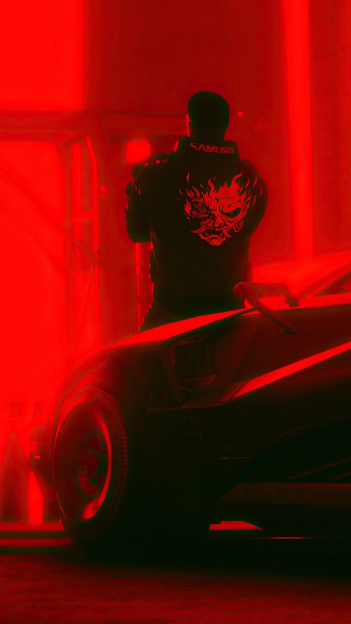 Cyberpunk 2077 Samurai Jacket and Car