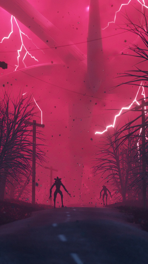 Stranger Things Season 4 Demogorgons and Lightning