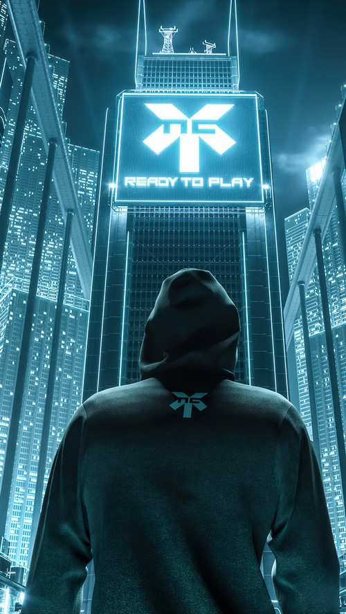MG Ready to Play Skyscraper Artwork
