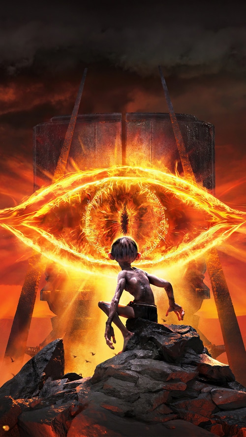 Gollum and the Eye of Sauron 4K