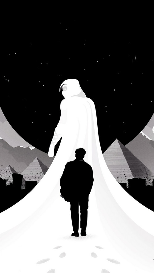Moon Knight Poster 4K