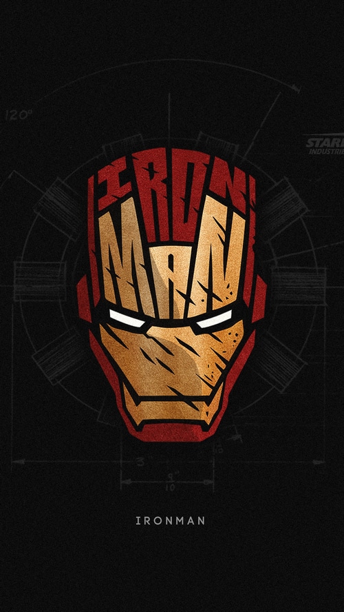 Iron Man Helmet Artwork