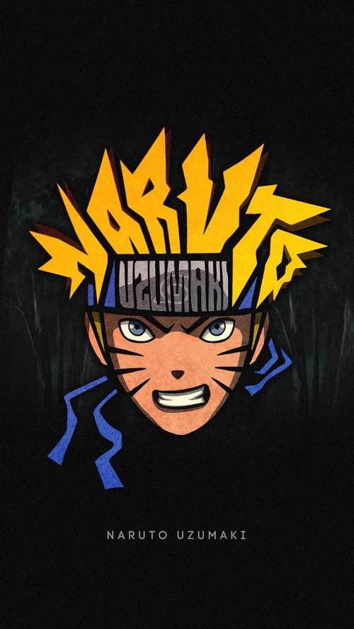 Naruto Uzumaki Minimalist Artwork