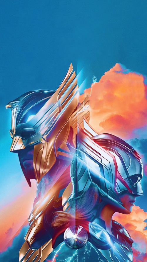 Thor Love and Thunder 4K illustration