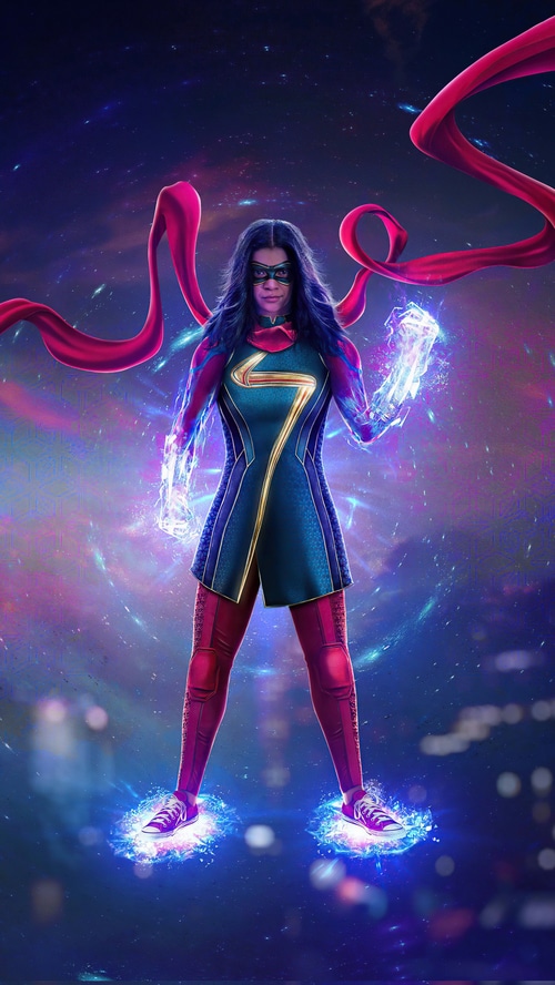 Ms. Marvel Kamala Khan in Costume