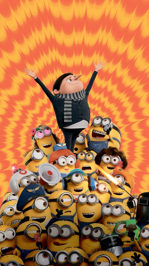 Minions: The Rise of Gru with Gru and Minions
