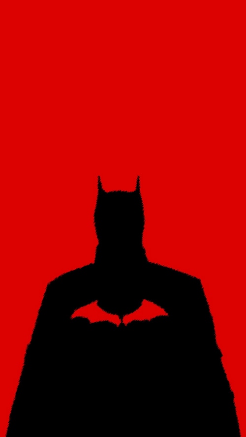 The Batman Minimalist Silhouette 4K