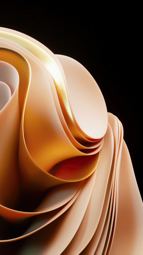 Windows 11 4K abstract flowing material