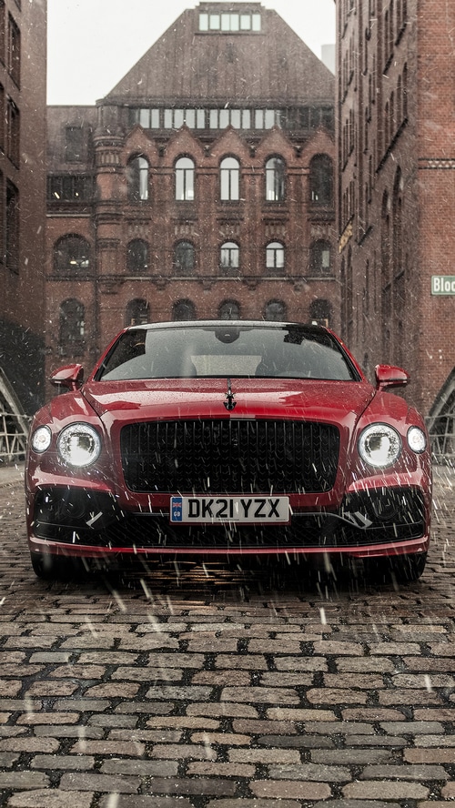 Bentley Flying Spur in the rain
