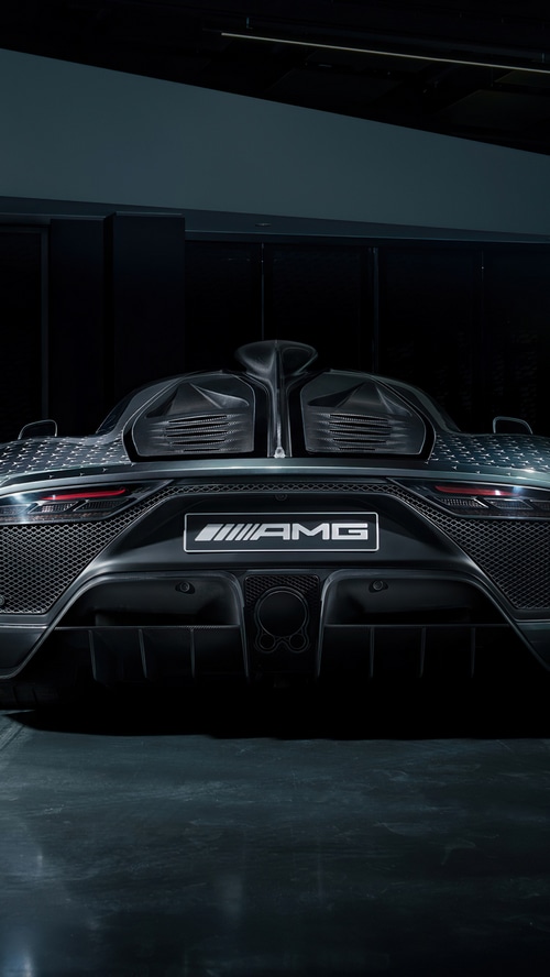 Mercedes-AMG Project One rear view 4K