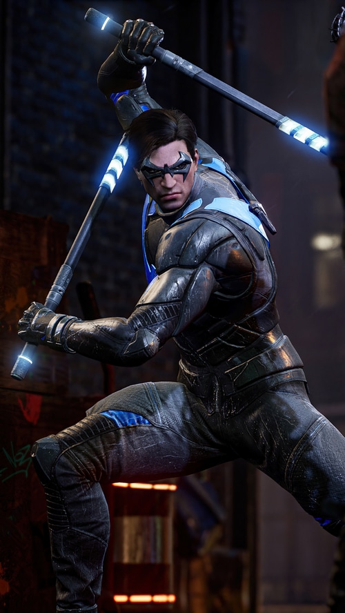 Nightwing in Gotham Knights 4K
