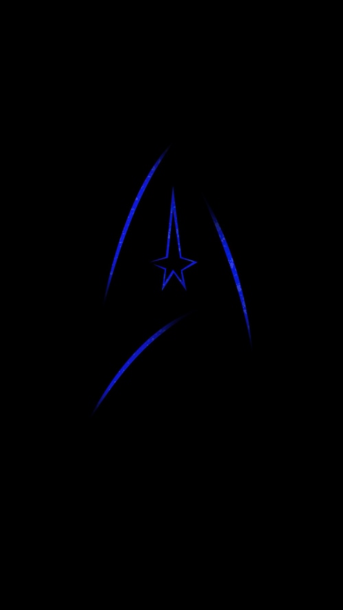 Star Trek logo on black background