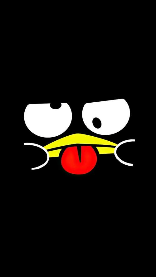 Anime character with a black background