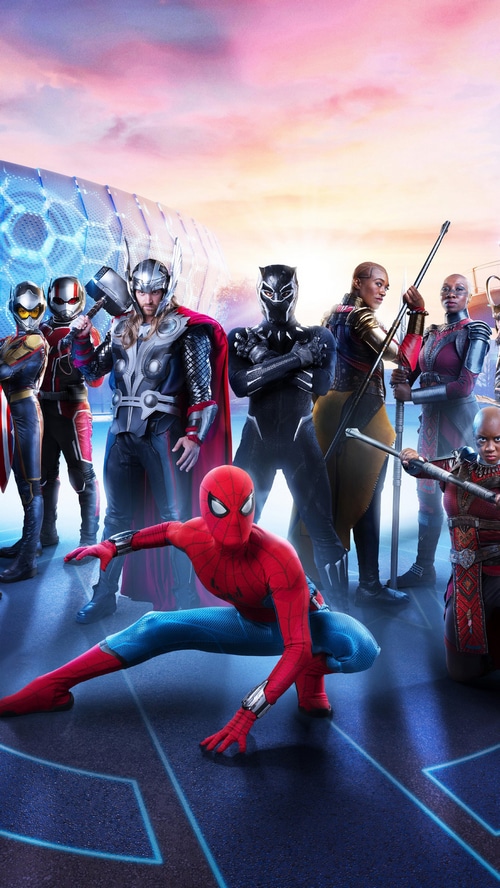 Spider-Man, Thor, Black Panther, and Avengers 4K