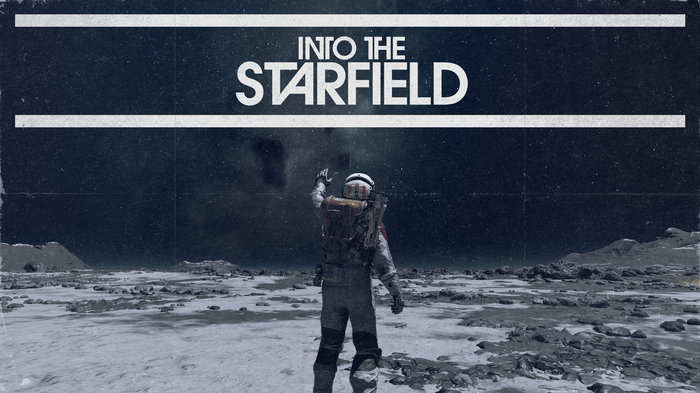 Into the Starfield: Astronaut on a rocky planet