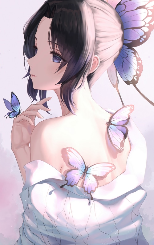 Kochou Shinobu with Butterflies