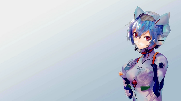 4K Ayanami Rei in Neon Genesis Evangelion plugsuit