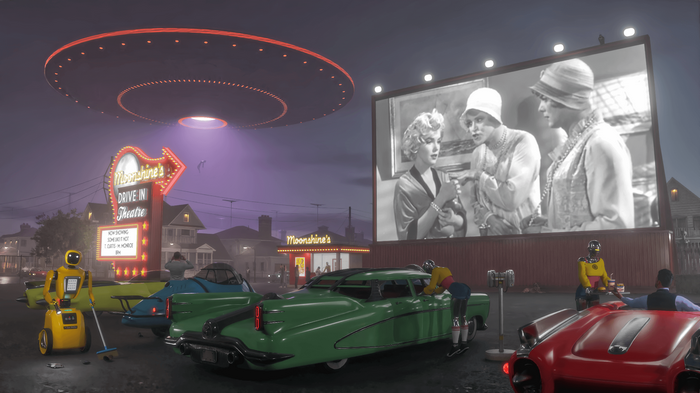Some Like It Hot at Moonshine's Drive-In Theater with UFO