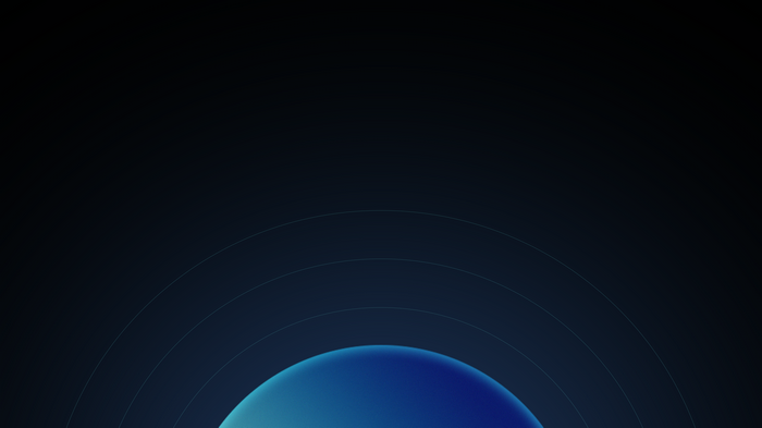 4K Blue Circle Simple Background