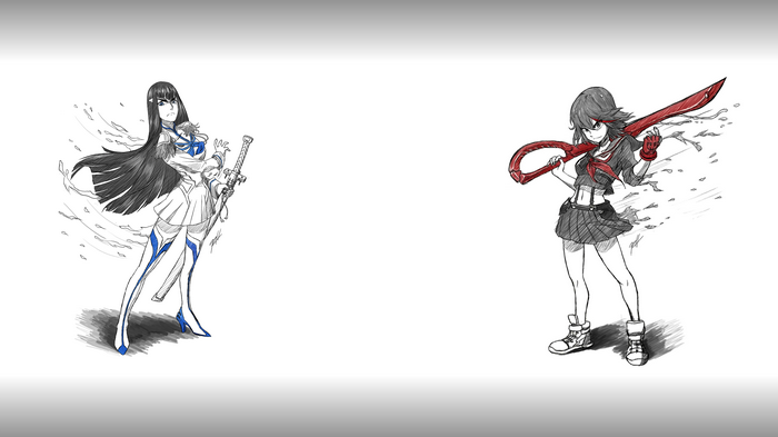 Kill la Kill: Kiryuin Satsuki and Matoi Ryuko