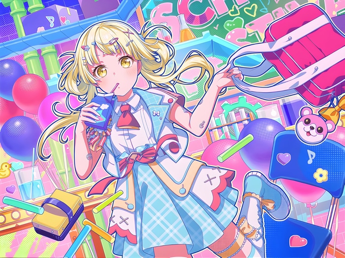 4K Tsurumaki Kokoro drinking from a juice box