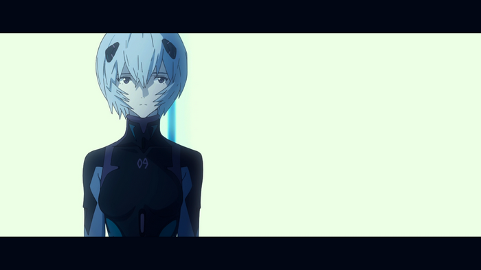 Rebuild of Evangelion: Rei Ayanami in plugsuit