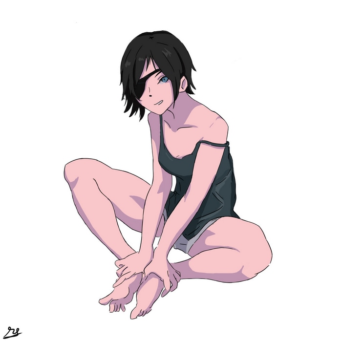 Himeno from Chainsaw Man fan art