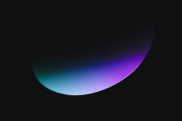 Abstract gradient on black background