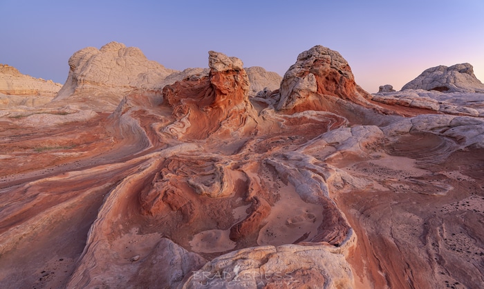 White Pocket, Vermilion Cliffs National Monument at Sunset