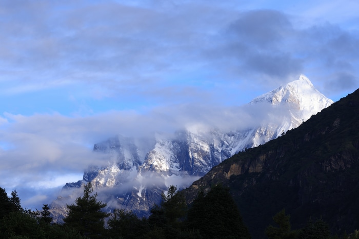 Snowy Peak in Tibet, China