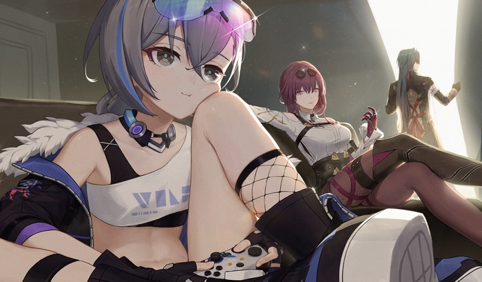 Kafka, Silver Wolf, and Blade from Honkai: Star Rail