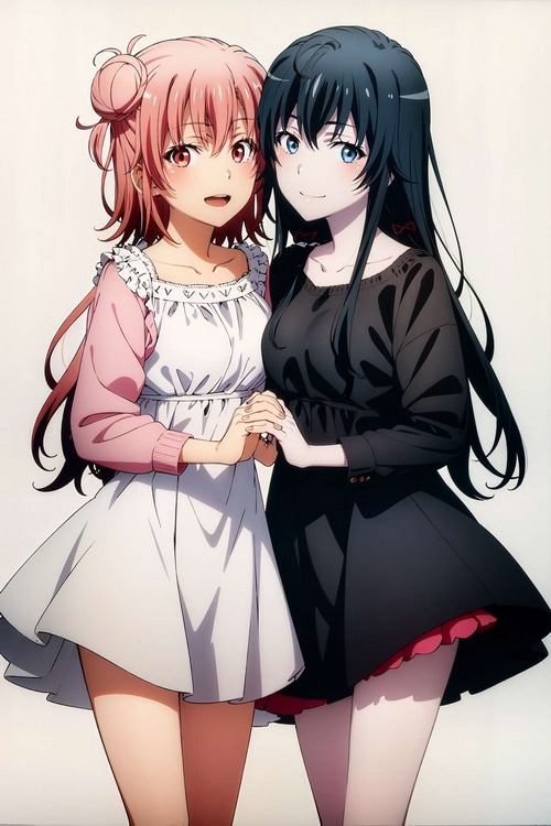 Yuigahama Yui and Yukinoshita Yukino from Yahari Ore no Seishun Love Comedy wa Machigatteiru