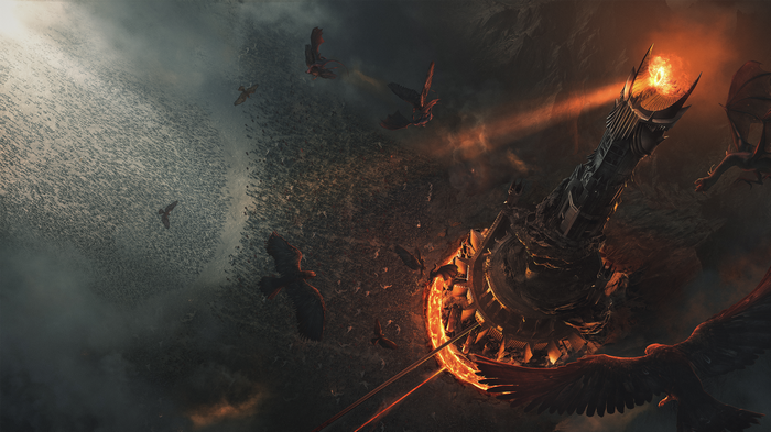 The Lord of the Rings: Nazgûl and Sauron's Tower