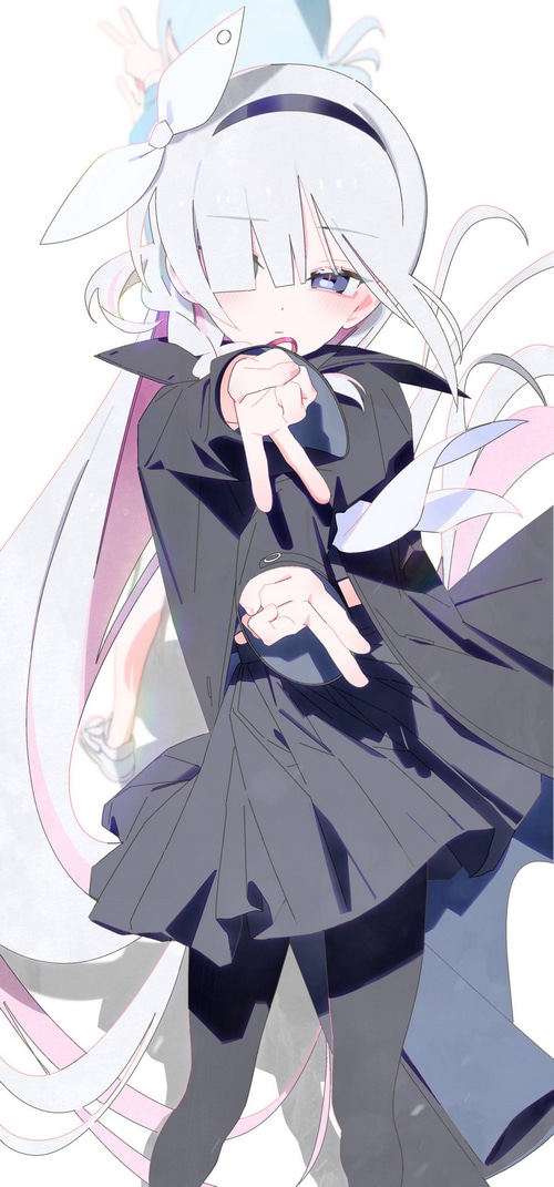 Plana from Blue Archive in a school uniform