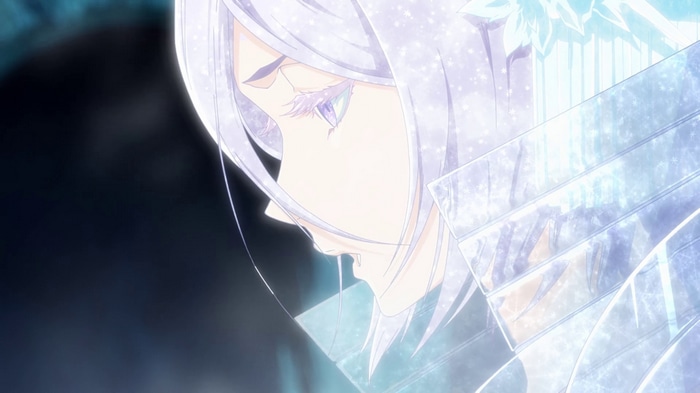 Kuchiki Rukia from Bleach in an icy scene