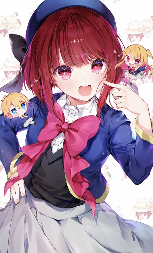 Ruby Hoshino and Kana Arima from Oshi no Ko