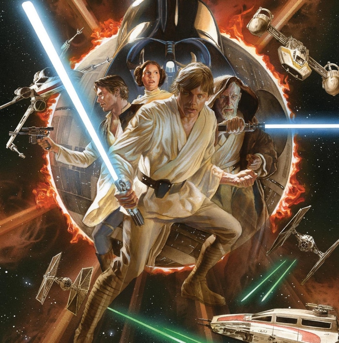Star Wars: A New Hope Movie Poster by Alex Ross