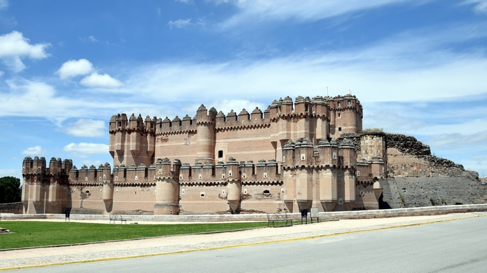 Castillo de Coca, a castle in Castilla y León, Spain