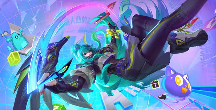 Honor of Kings Game CG with Green Haired Character