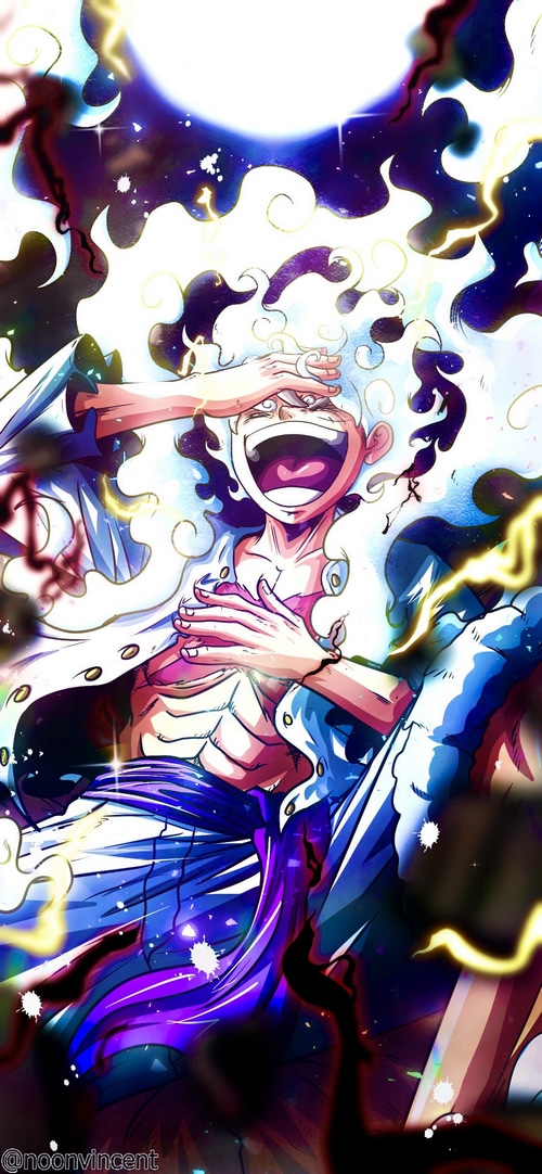 Monkey D. Luffy Gear 5th Sun God Nika One Piece