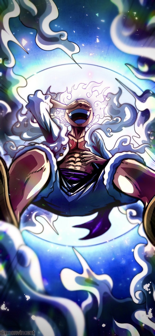 Monkey D. Luffy in Gear 5th, Sun God Nika