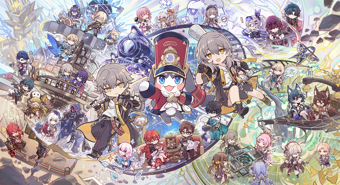 Honkai: Star Rail Chibi Characters with Kafka