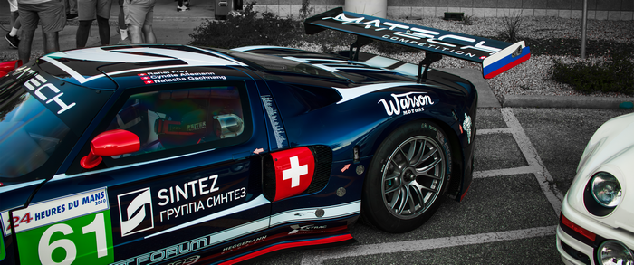 Ford GT Race Car with "MATECH COMPETITION" Livery