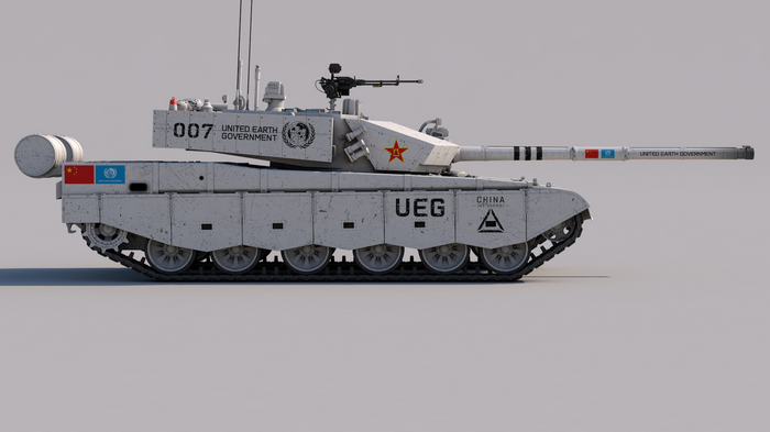 United Earth Government Tank from The Wandering Earth II